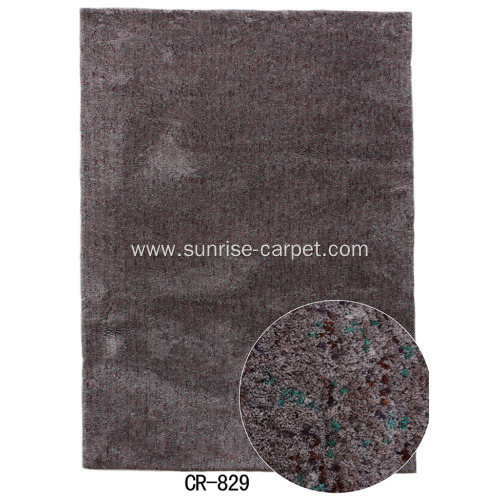 Thin Microfiber Carpet / Rug with Space Dyed Yarn